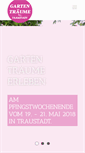 Mobile Screenshot of gartentraeume-traustadt.de